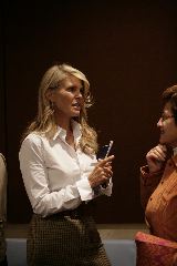 Christie Brinkley and Cora Weiss