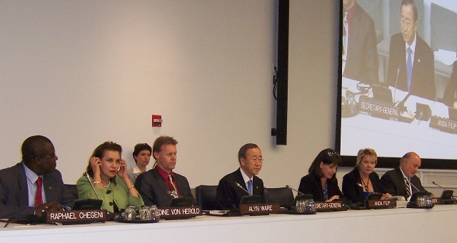 SG Ban Ki-moon and PNND, IPU