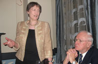 Helen Clark Doug Roche