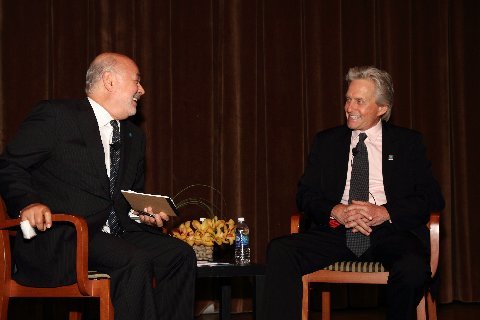 Jonathan Granoff and Michael Douglas at the American Bar Association Jonathan Granoff and Michael Douglas at the American Bar Association
