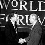 General Lee Butler and Mikhail Gorbachev